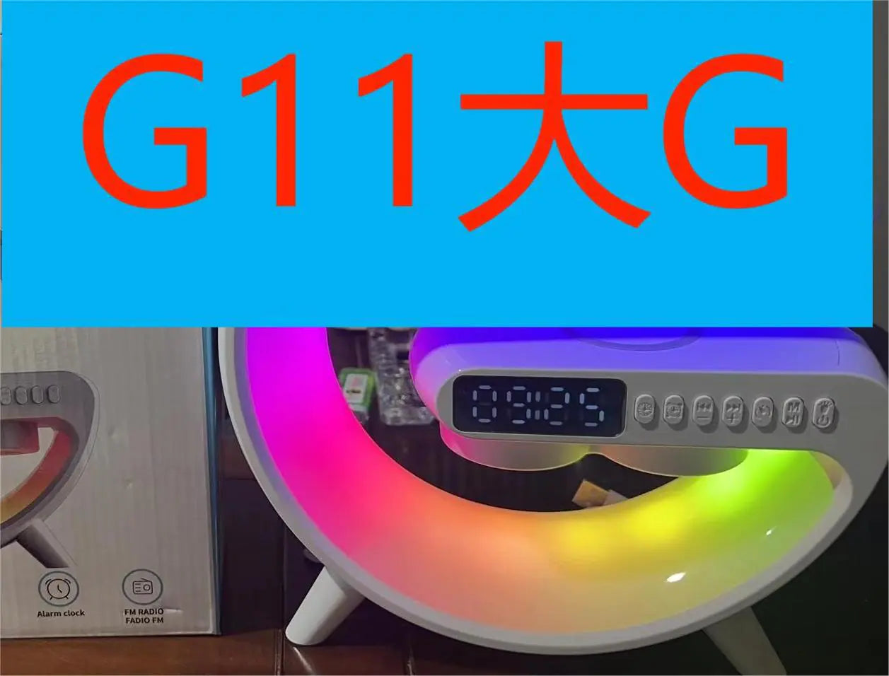 BT-3401 Bluetooth Speaker with Colorful Atmosphere Light