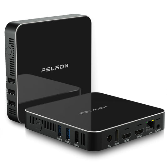 PELADN PI05 Mini PC Windows 11 Pro Intel 11th Gen N5105(up to 2.9GHz)8GB DDR4 512GB SSD Mini Computer Small Desktop PC 4K HD BT4.0 Dual HDMI Ports 2.4G/5G WiFi Gigabit Ethernet Support
