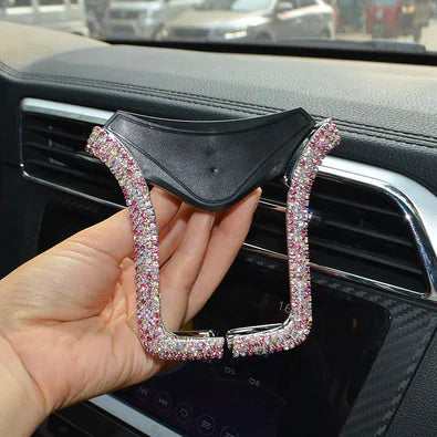 Car Diamond U-Shaped Phone Holder